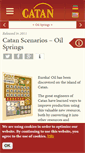 Mobile Screenshot of oilsprings.catan.com