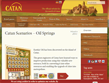 Tablet Screenshot of oilsprings.catan.com