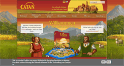 Desktop Screenshot of catan.de