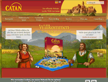 Tablet Screenshot of catan.de
